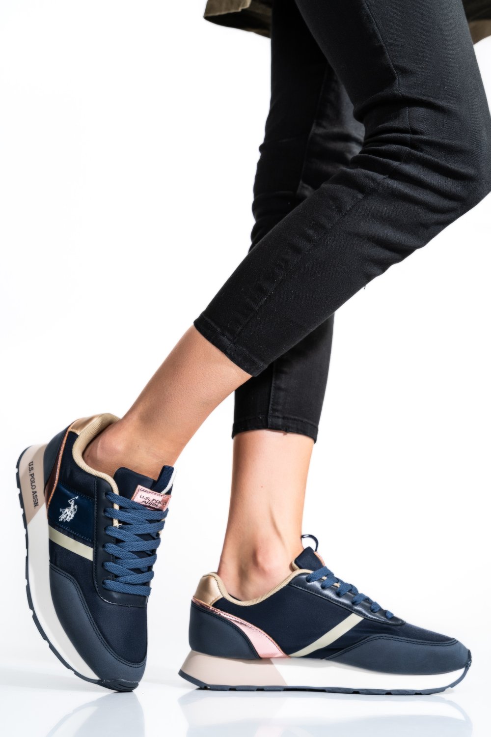 U.S. POLO ASSN, PANTOFI SPORT DARK NAVY KITTY001