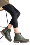 GHETE DAMA PIELE NATURALA KHAKI 232-035FL