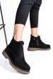 Ghete dama piele naturala negre 232-035nbk