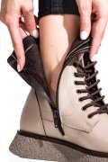 GHETE TAUPE PIELE NATURALA 2S7722833NP