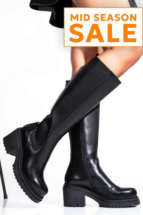 Cizme dama piele naturala  negre 1s771347594