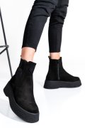 GHETE DAMA CAPTUSITE PIELE NATURALA NEGRE 2S7732-043NBK