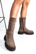 GHETE FEMEI PIELE NATURALA TAUPE 2S7732-049NBK