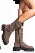 GHETE FEMEI PIELE NATURALA TAUPE 2S7732-049NBK