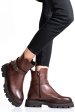 Ghete dama piele naturala maro inchis 2s7732-033np