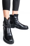 GHETE DAMA PIELE NATURALA NEGRE 0S7780