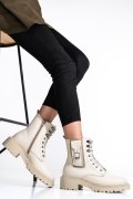 GHETE DAMA PIELE NATURALA CREM 3S7789