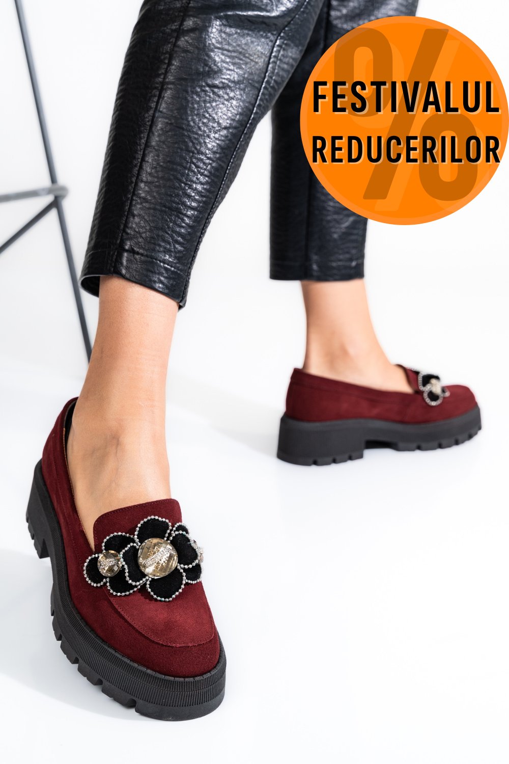 MOCASINI VISINII PIELE NATURALA INTOARSA 2S7723