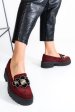 Mocasini visinii piele naturala intoarsa 2s7723