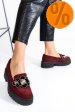 Mocasini visinii piele naturala intoarsa 2s7723