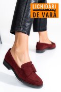 MOCASINI VISINII PIELE NATURALA INTOARSA 2S77110