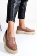 Mocasini nude piele naturala 2s7722