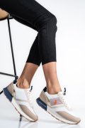 U.S. POLO ASSN, PANTOFI SPORT WHITE BEIGE KITTY001