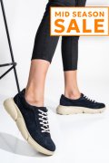 PANTOFI SPORT BLEUMARIN BEJ PIELE NATURALA INTOARSA 3S77011B