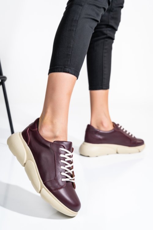 Pantofi sport visinii piele naturala 3s77011b