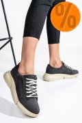 PANTOFI SPORT GREY PIELE NATURALA INTOARSA 3S77011B