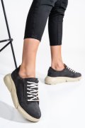 PANTOFI SPORT GREY PIELE NATURALA INTOARSA 3S77011B