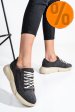 Pantofi sport grey piele naturala intoarsa 3s77011b