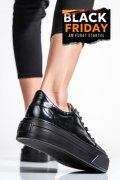 PANTOFI SPORT FULL BLACK PIELE NATURALA 3S77000