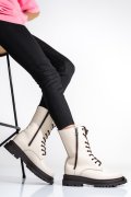 GHETE DAMA PIELE NATURALA BEJ 2S7732-036NP