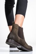 GHETE DAMA PIELE NATURALA NABUK MARO 6S77486