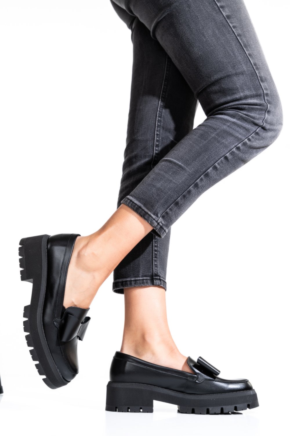MOCASINI NEGRI PIELE NATURALA 2S77115