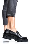 PANTOFI CASUAL DAMA PIELE NATURALA NEGRI UB033103