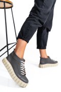 GHETE DAMA PIELE NATURALA GRI 3S77300