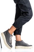 GHETE DAMA PIELE NATURALA GRI 3S77300