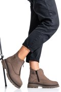 GHETE DAMA PIELE NATURALA BEJ 232-035NBK