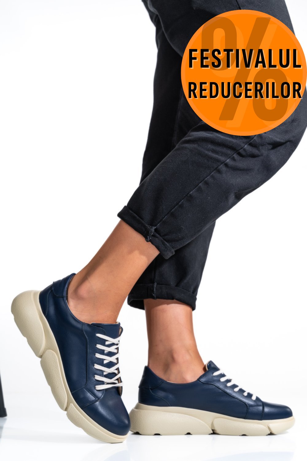 PANTOFI SPORT BLEUMARIN PIELE NATURALA 3S77011B