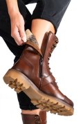 GHETE DAMA PIELE NATURALA MARO 1S7756
