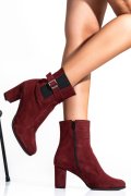 BOTINE DAMA PIELE NATURALA INTOARSA VISINII 7S7770