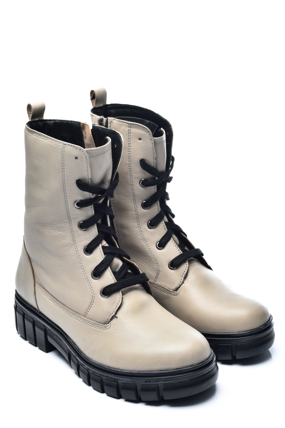 GHETE DAMA PIELE NATURALA CREM 8S77620-A