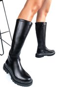 CIZME DAMA PIELE NATURALA NEGRE BS77B063206