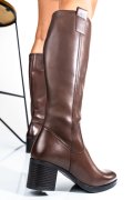 CIZME DAMA PIELE NATURALA MARO INCHIS WS77B70H06