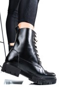 GHETE DAMA DE IARNA PIELE NATURALA NEGRE 1S7731