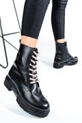 GHETE DAMA DE IARNA PIELE NATURALA NEGRE 1S7731