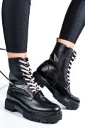 GHETE DAMA DE IARNA PIELE NATURALA NEGRE 1S7731