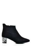 BOTINE DAMA PIELE NATURALA INTOARSA NEGRE 7S7723