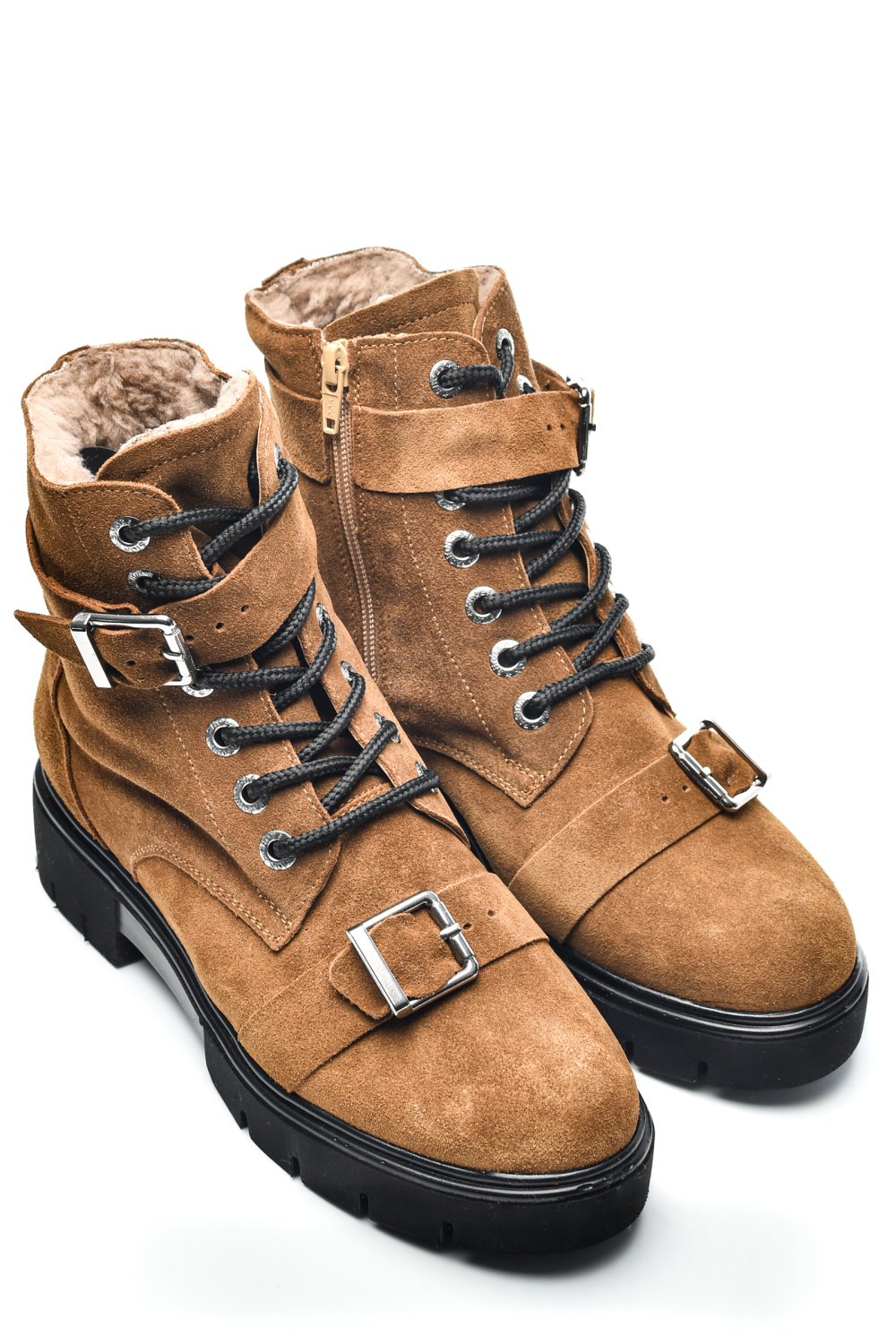 GHETE DAMA PIELE NATURALA INTOARSA MARO 3S7701
