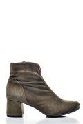 BOTINE DAMA PIELE NATURALA INTOARSA KHAKI 7S7722