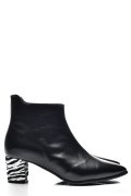 BOTINE DAMA PIELE NATURALA NEGRE 7S7723