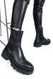 Ghete negre piele naturala ws77h-438h01