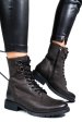 Ghete negre piele naturala ws77h-144h21