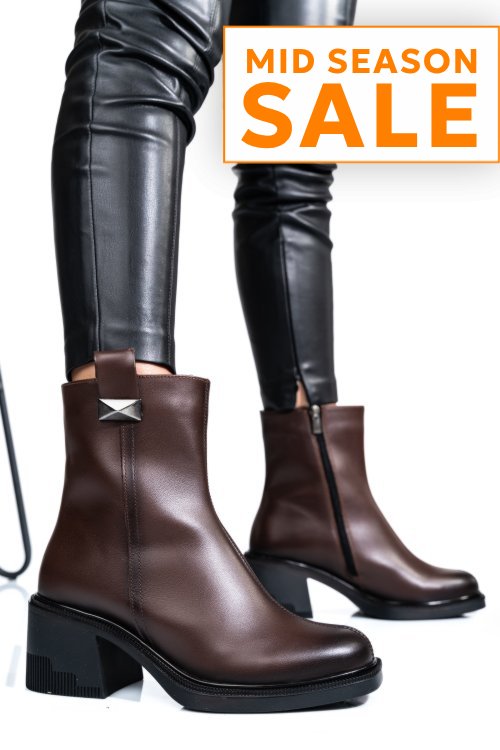 Ghete maro piele naturala 4s7727