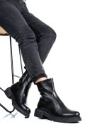 GHETE DAMA IMBLANITE PIELE NATURALA BLACK 4S7724