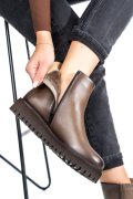 GHETE DAMA IMBLANITE PIELE NATURALA MARO 3S77258