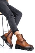GHETE DAMA IMBLANITE PIELE NATURALA MARO 4S7729