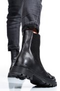 GHETE PIELE NATURALA NEGRE 4S7721